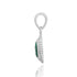 Classic Square Roman Glass Pendant